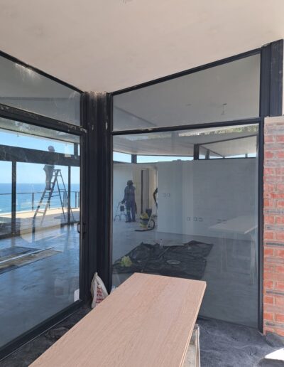 Interior repainting in progress on a coastal home in george