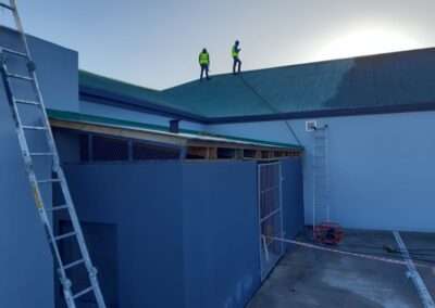 Waterproofing of a commercial building located in the epicenter of george